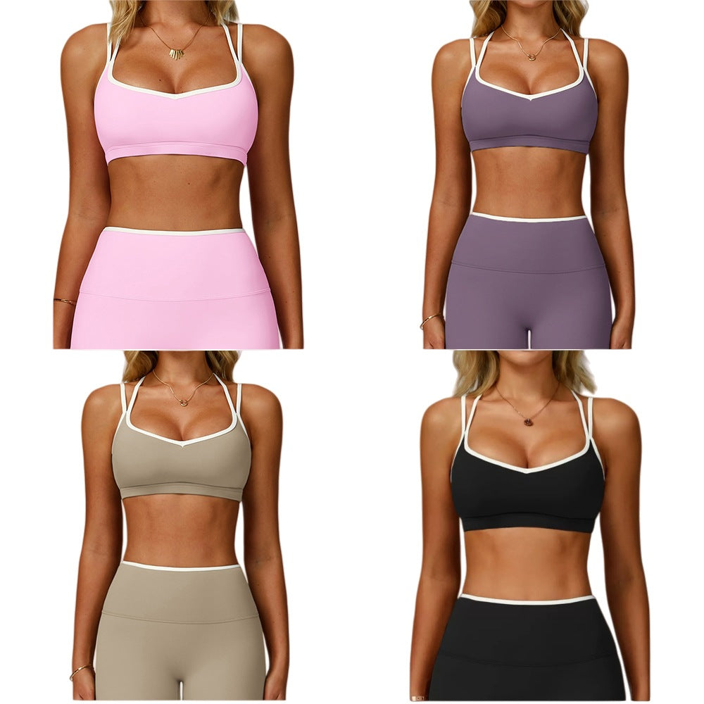 Womens Yoga Outfit Set with Fitness Leggings